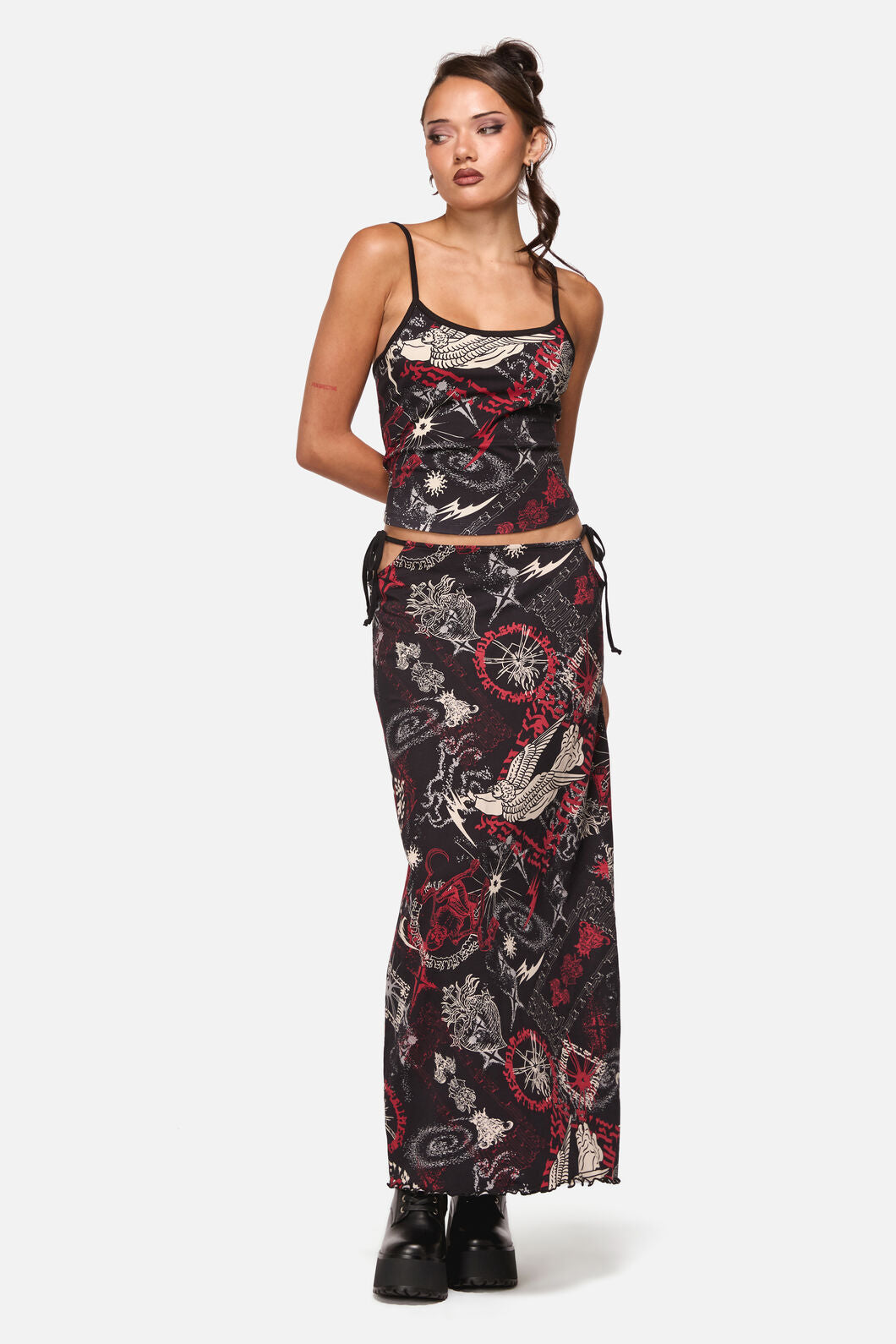 Black Friday - Purgatory Cut Out Skirt - black