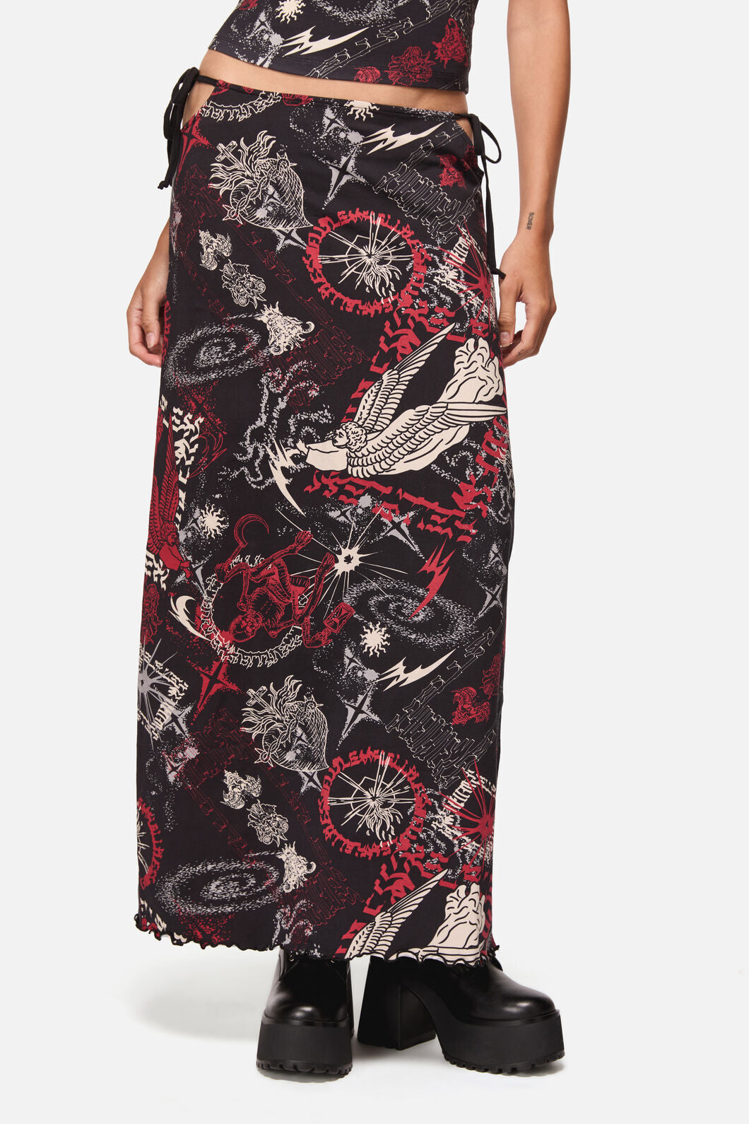 Black Friday - Purgatory Cut Out Skirt - black