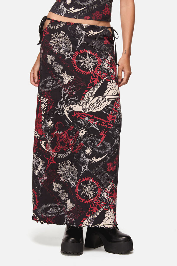 Black Friday - Purgatory Cut Out Skirt - black