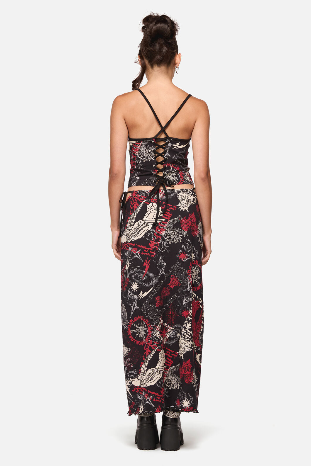Black Friday - Purgatory Cut Out Skirt - black
