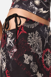 Black Friday - Purgatory Cut Out Skirt - black