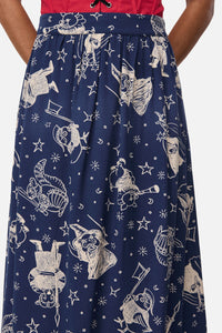 Black Friday - Joust Midi Skirt - navy