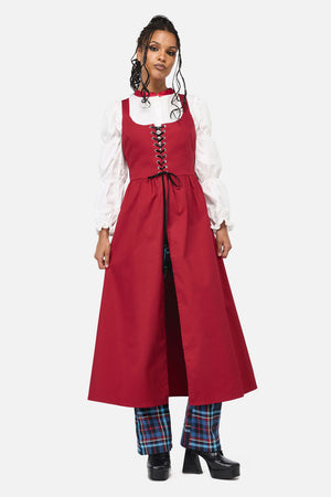 Black Friday - Your Grace Corset Overlay - wine