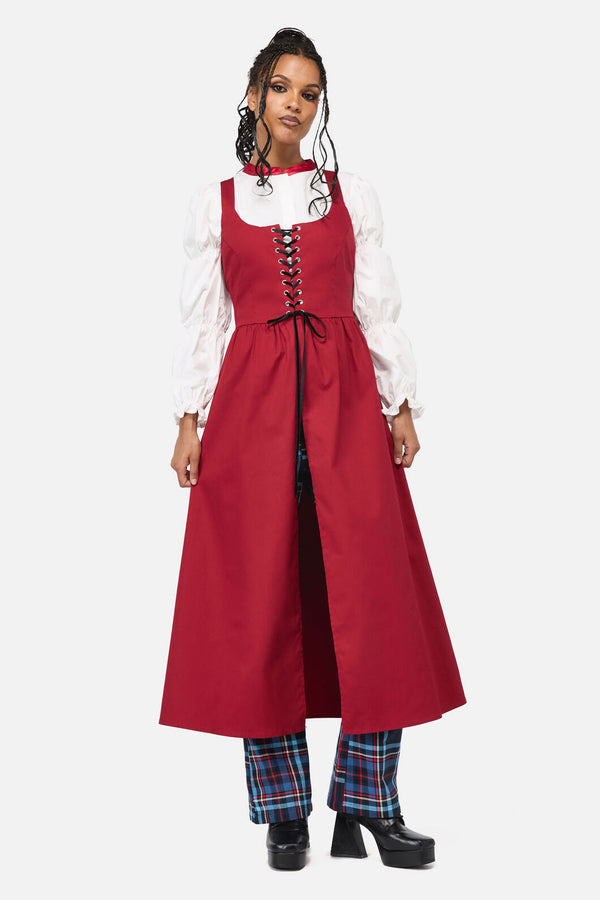 Black Friday - Your Grace Corset Overlay - wine