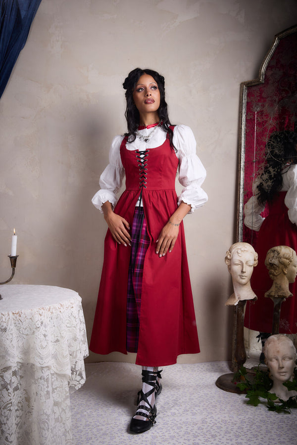 Black Friday - Your Grace Corset Overlay - wine