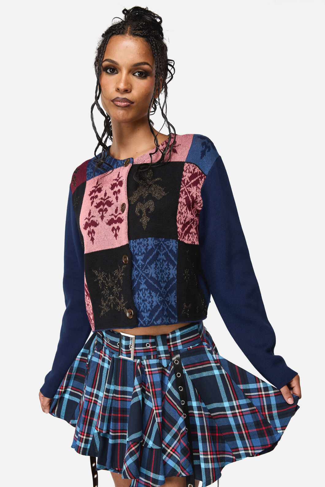 Black Friday - Your Grace Patchwork Cardi - multi