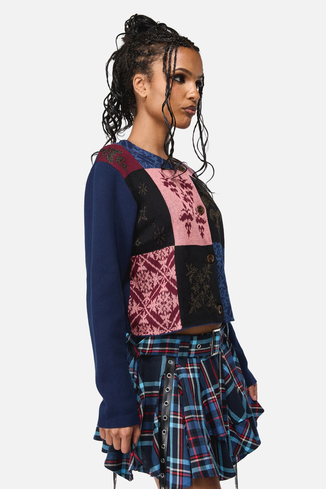 Black Friday - Your Grace Patchwork Cardi - multi
