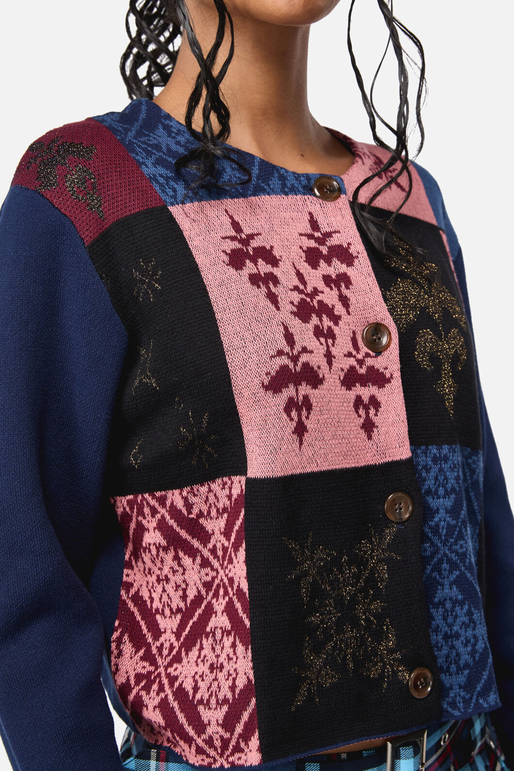 Black Friday - Your Grace Patchwork Cardi - multi