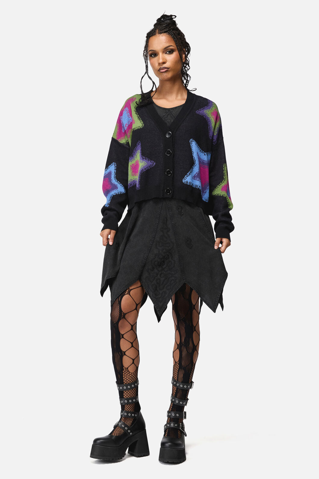 Black Friday - Shine Bright Goth Cardigan - black