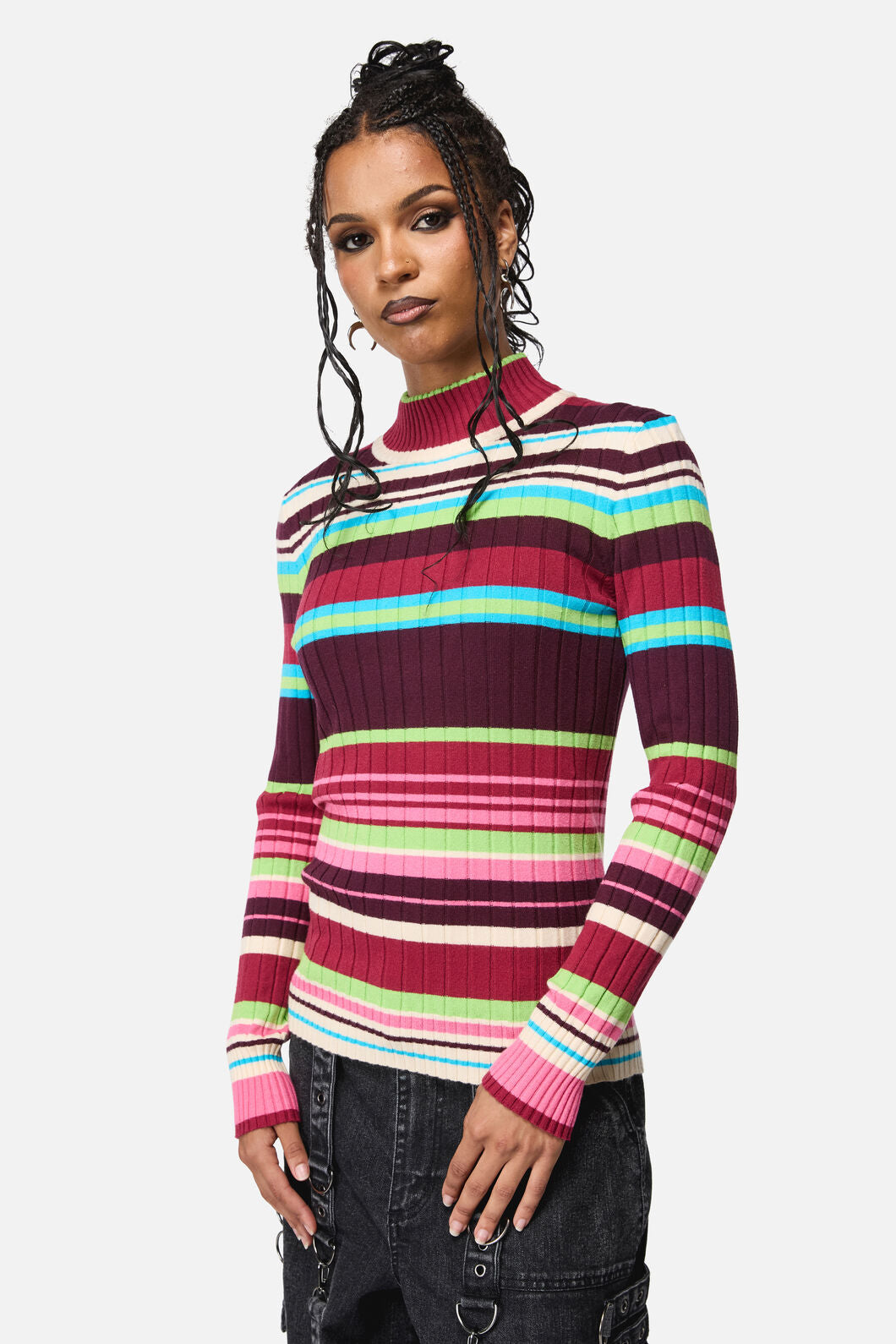 Black Friday - Luna Stripe Knit - multi
