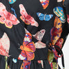 Swarm Goth Wrap Dress
