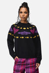 Black Friday - Into The Light Goth Knit - black