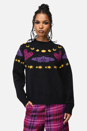 Black Friday - Into The Light Goth Knit - black