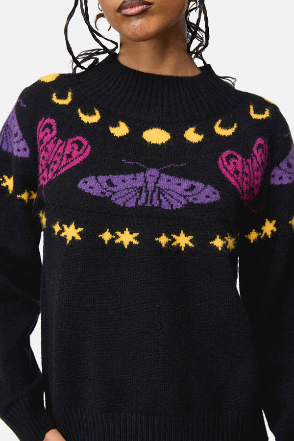 Black Friday - Into The Light Goth Knit - black