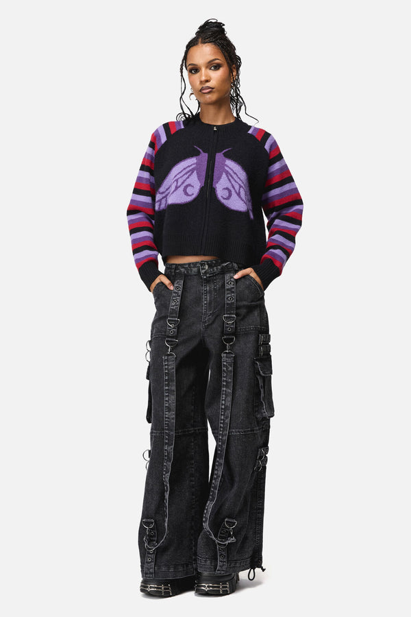 Black Friday - Into The Light Zip Cardigan - multi