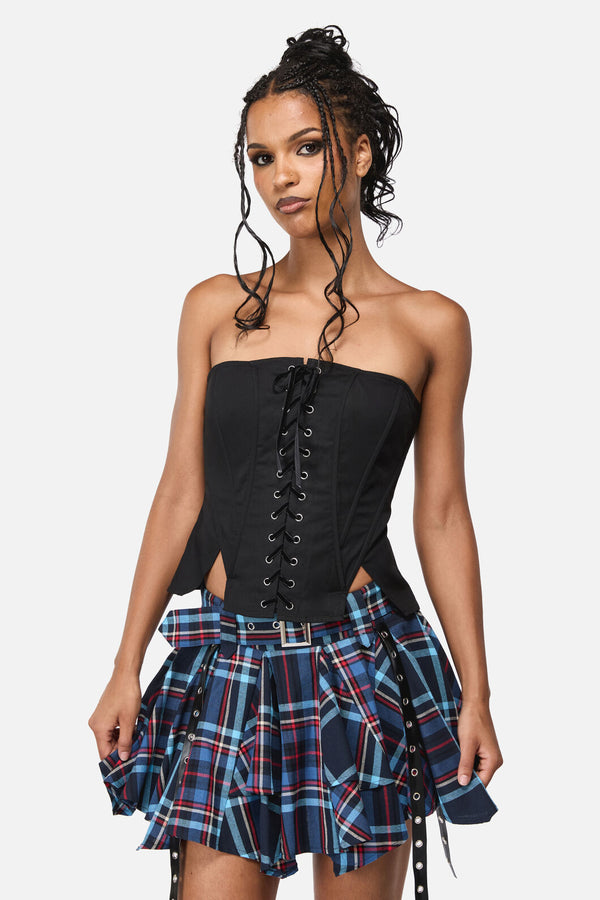 Black Friday - Grace Goth Corset Top - black