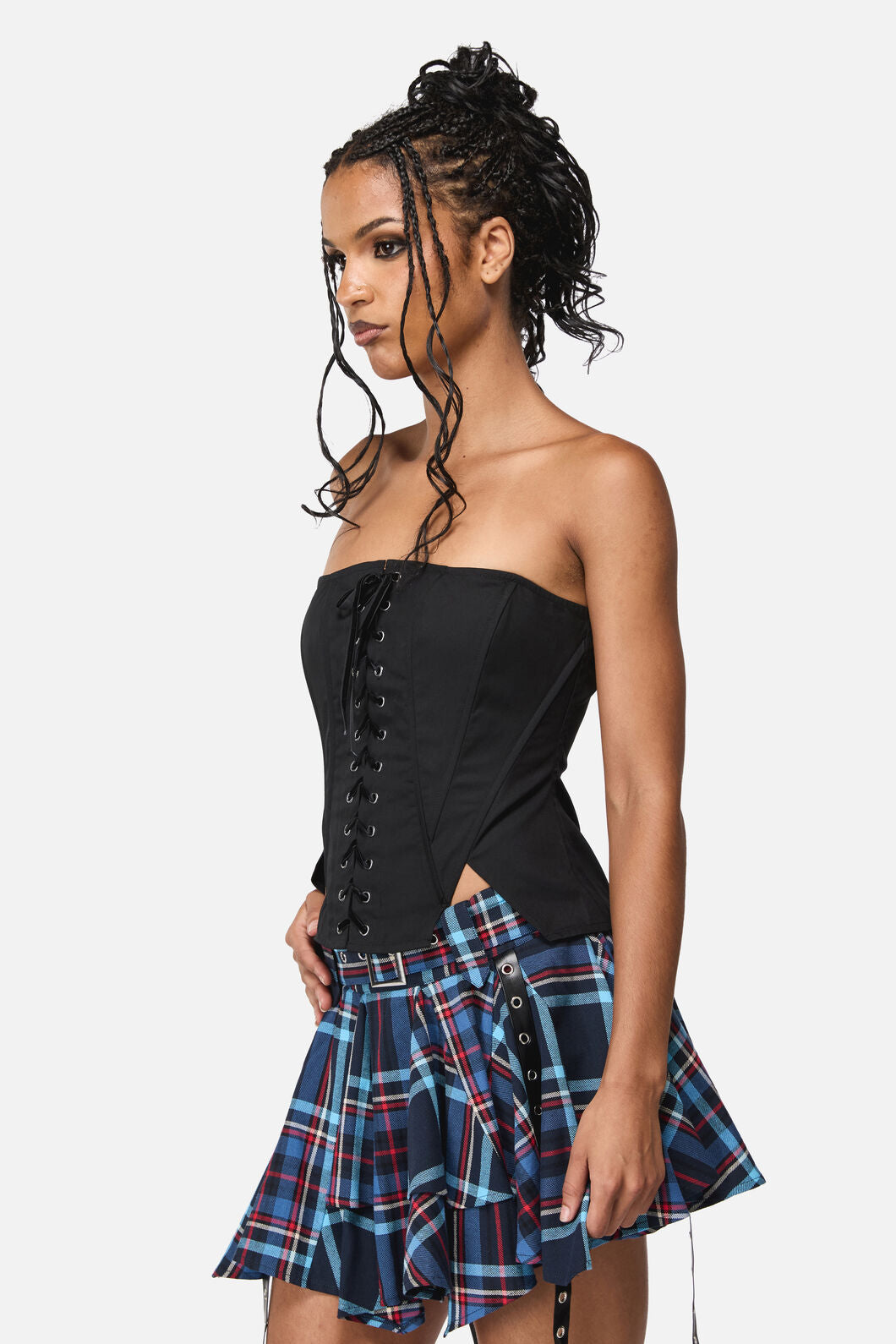Black Friday - Grace Goth Corset Top - black