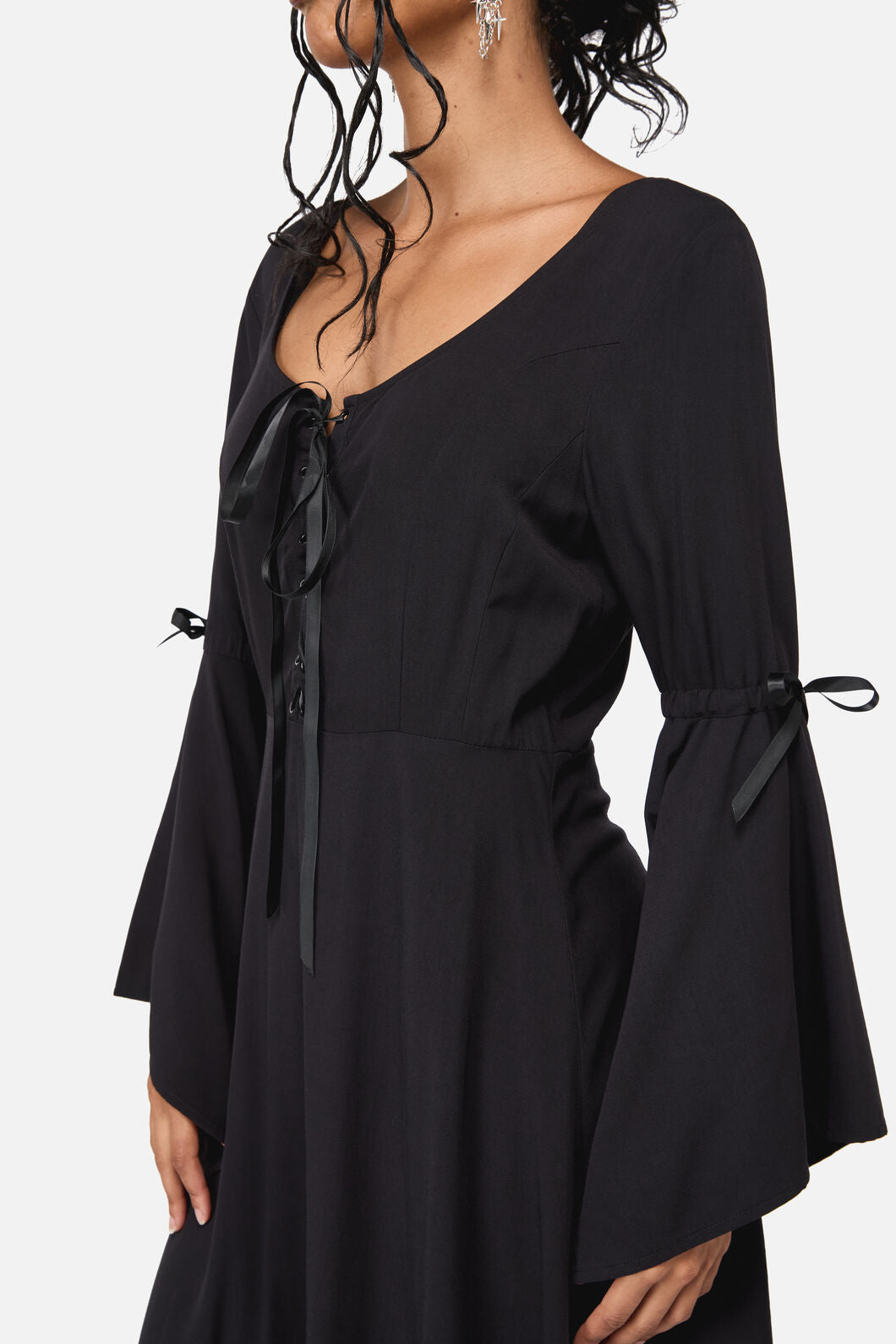 Black Friday - Phantom Goth Midi Dress - black