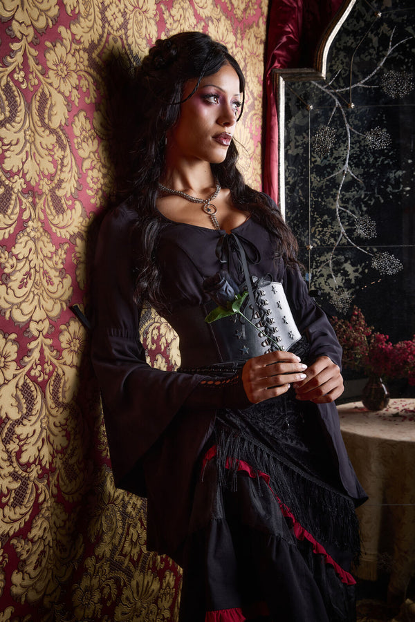 Black Friday - Phantom Goth Midi Dress - black