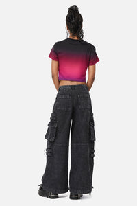 Black Friday - Midnight Denim Cargo Jean - grey