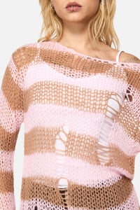Black Friday - Increasing Silence Iggy Knit - pink-brown