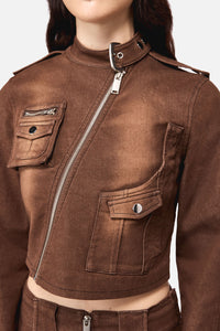 Black Friday - Increasing Silence Rider Jacket - brown
