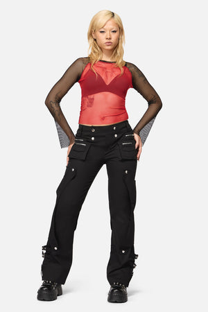 Black Friday - Eyes Closed Slim Fit Cargo - black
