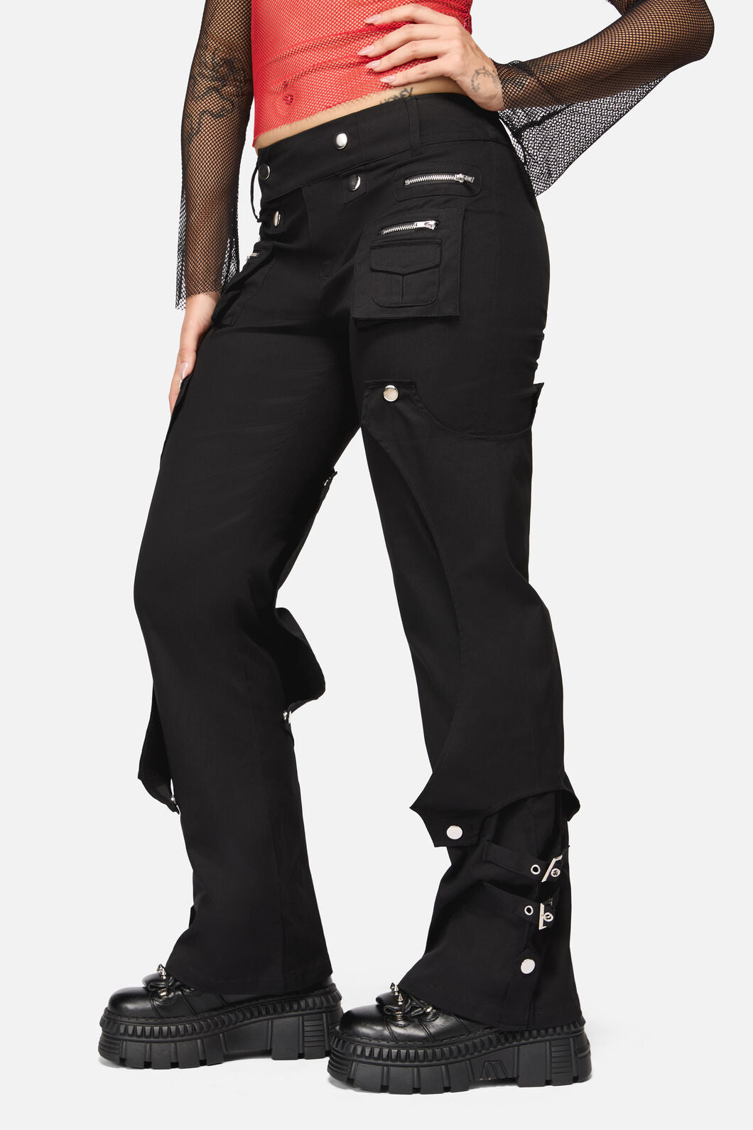 Black Friday - Eyes Closed Slim Fit Cargo - black