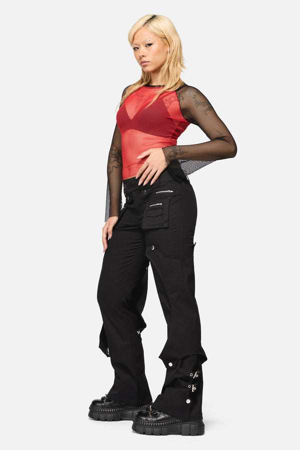 Black Friday - Eyes Closed Slim Fit Cargo - black