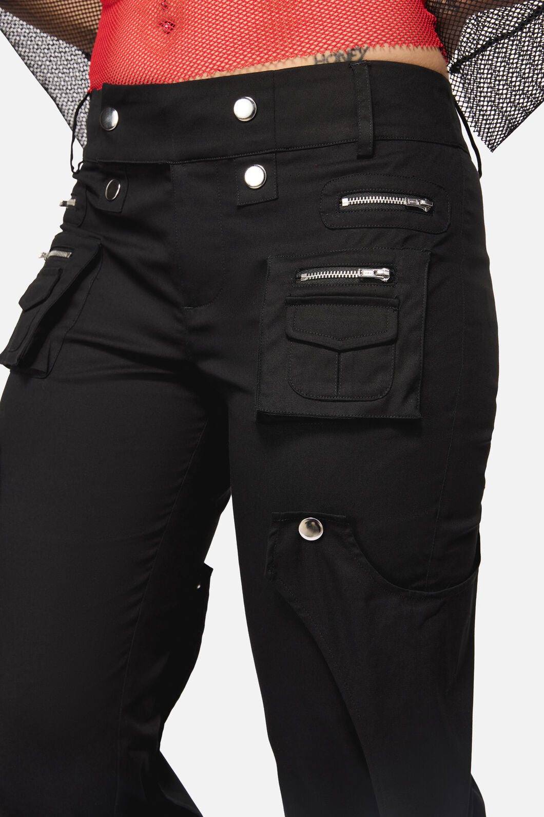 Black Friday - Eyes Closed Slim Fit Cargo - black