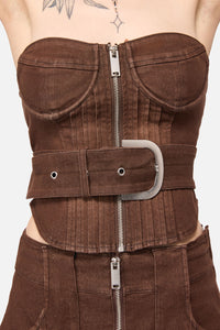 Black Friday - Increasing Silence Corset - brown