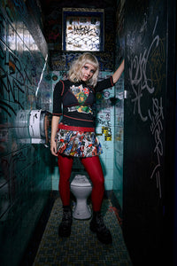 Black Friday - Facade Punk Skort - multi