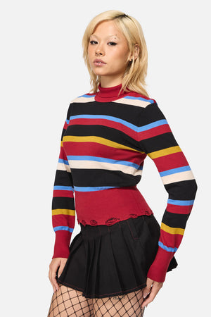 Black Friday - Facade Stripe Punk Knit - multi