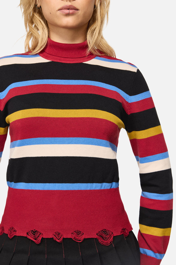 Black Friday - Facade Stripe Punk Knit - multi