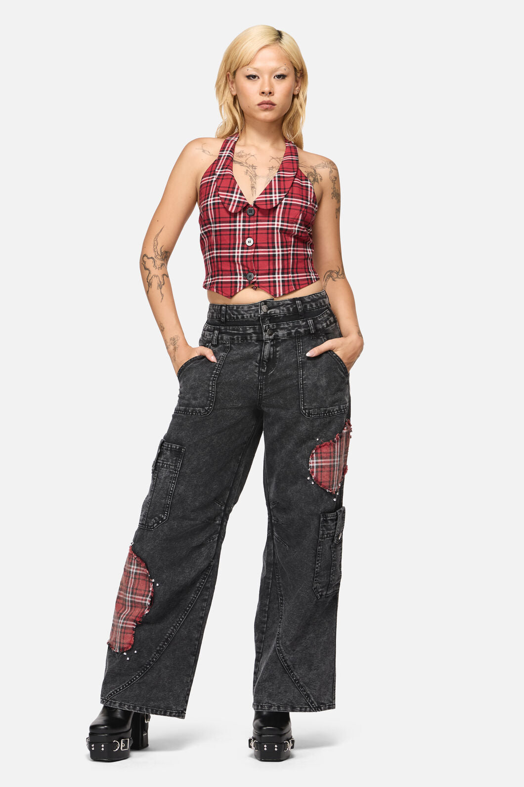 Black Friday - Louve Punk Jean - black