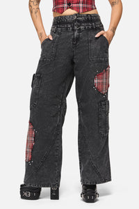 Black Friday - Louve Punk Jean - black