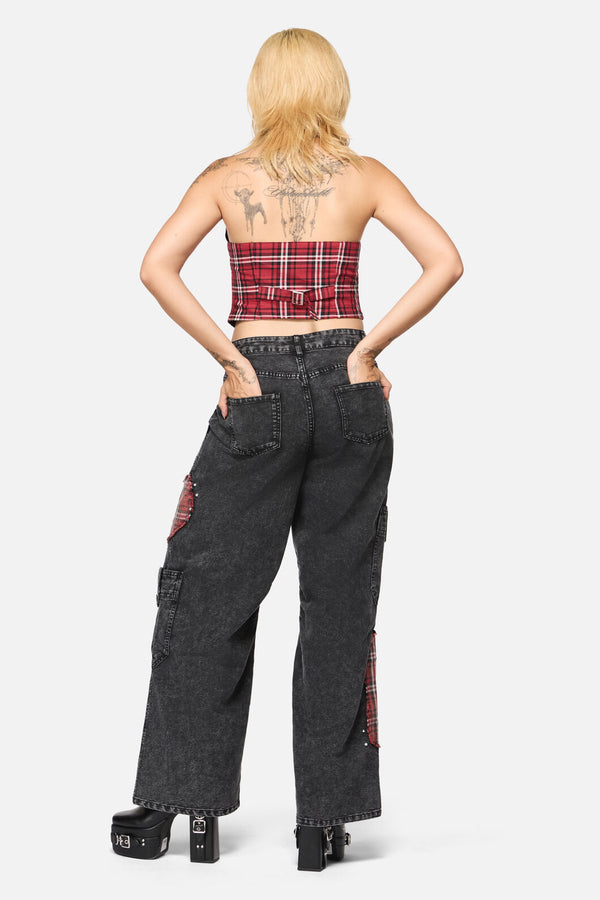 Black Friday - Louve Punk Jean - black