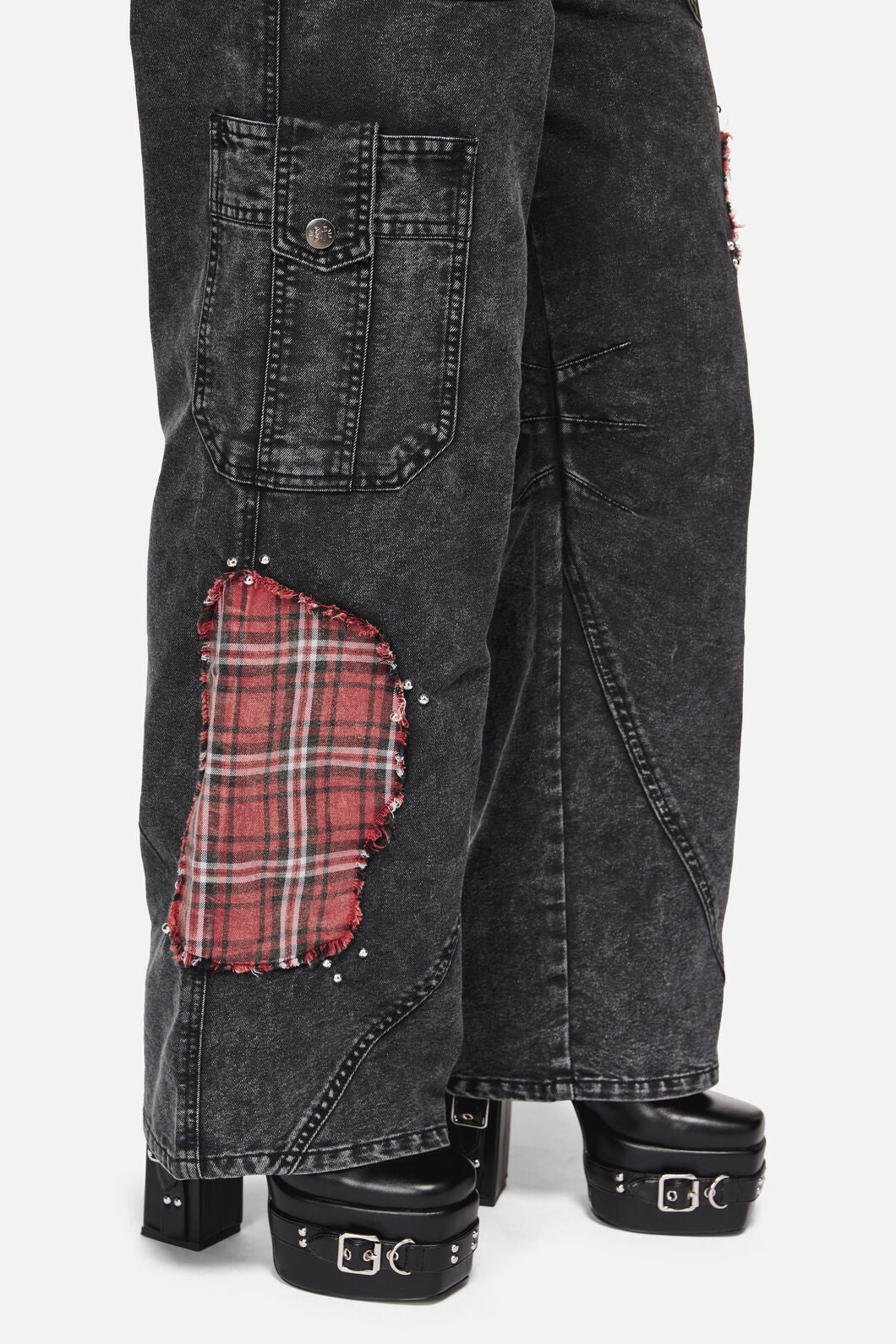 Black Friday - Louve Punk Jean - black