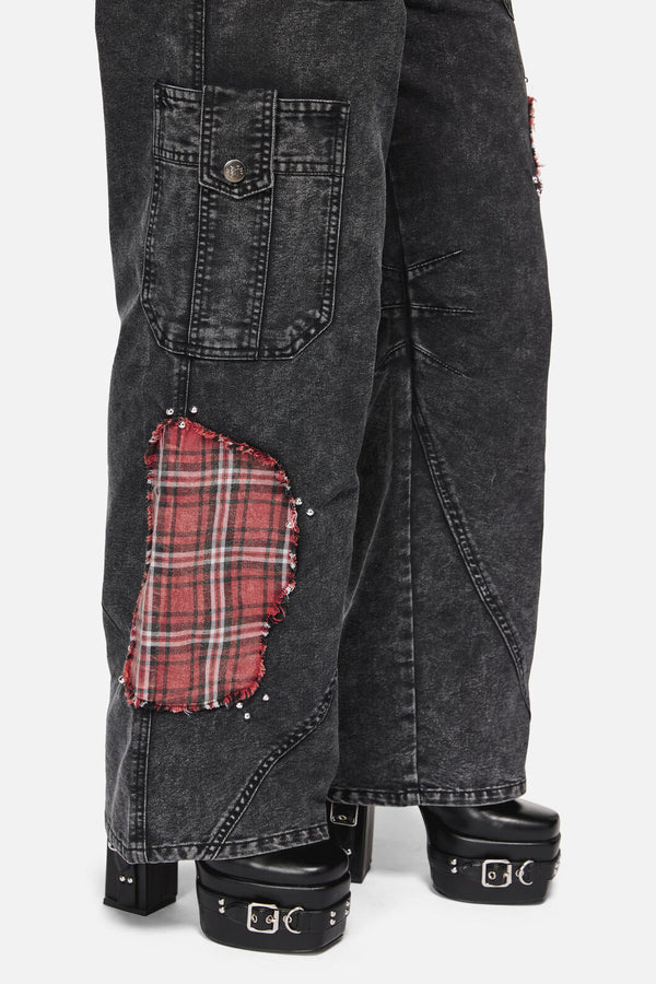 Black Friday - Louve Punk Jean - black