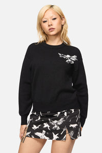 Black Friday - Wingspan Goth Knit - black