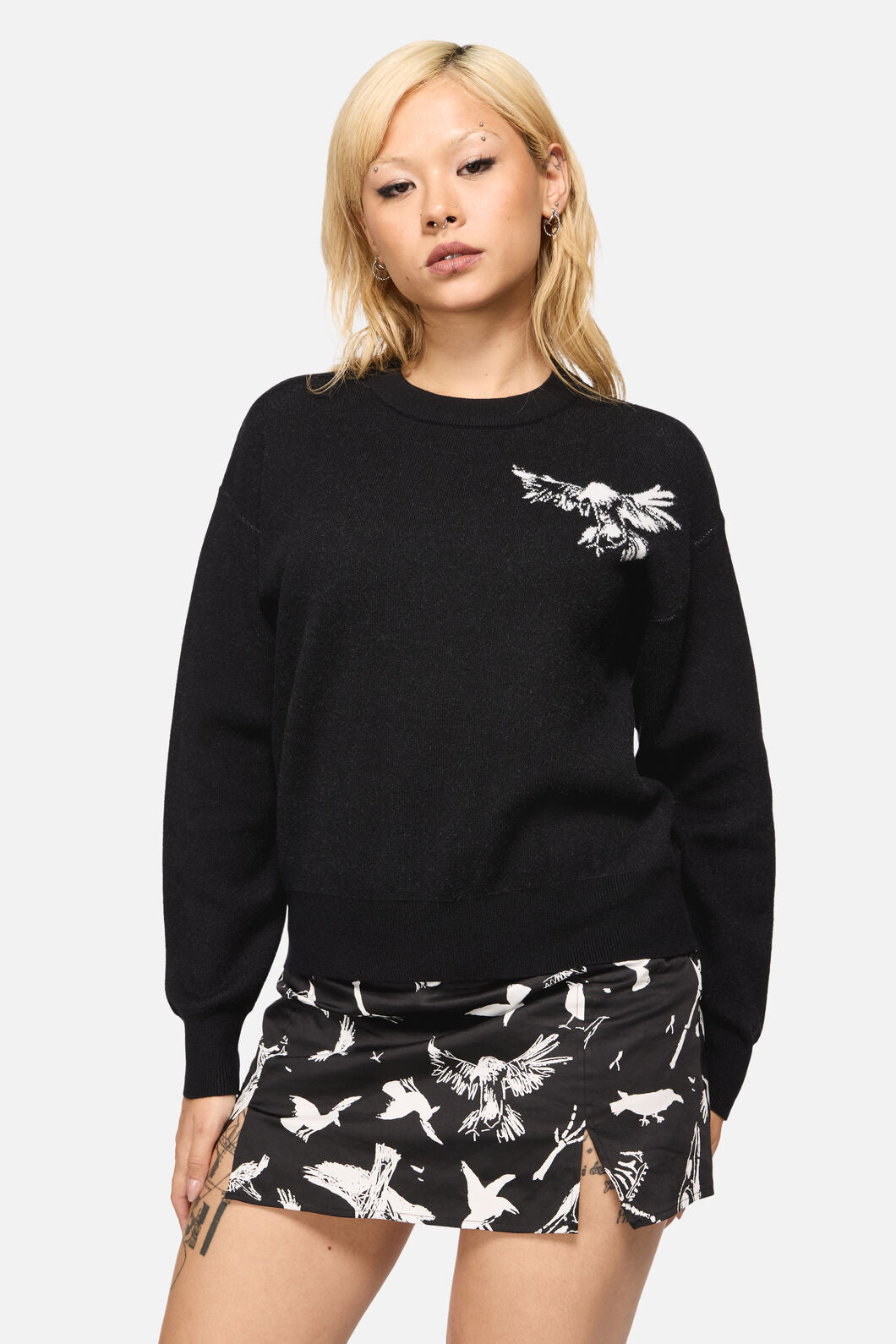 Black Friday - Wingspan Goth Knit - black