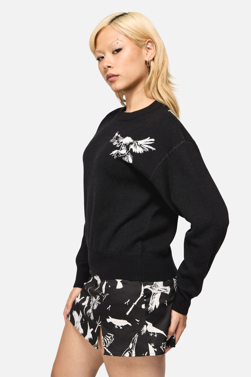 Black Friday - Wingspan Goth Knit - black