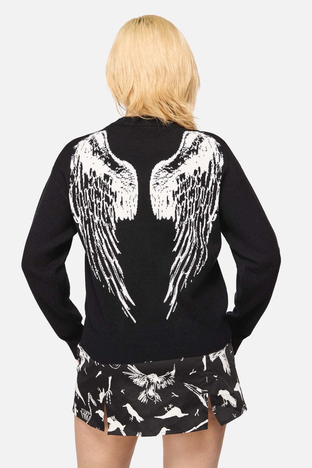 Black Friday - Wingspan Goth Knit - black