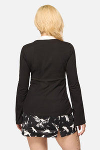 Black Friday - Wingspan Goth Top - black