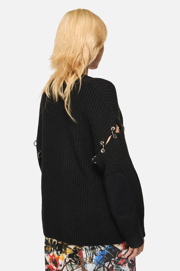 Black Friday - Riot O-Ring Cardigan - black