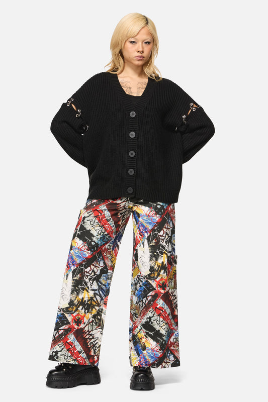 Black Friday - Riot O-Ring Cardigan - black