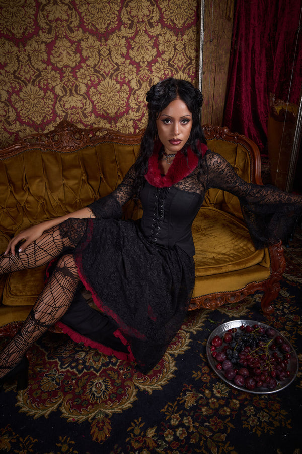Black Friday - Phantom Goth Lace Dress - black
