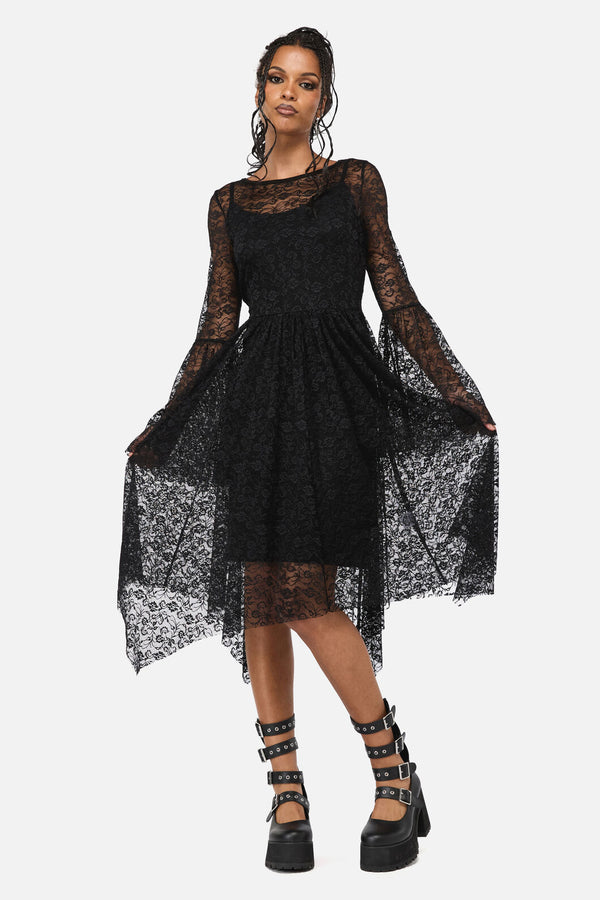 Black Friday - Phantom Goth Lace Dress - black