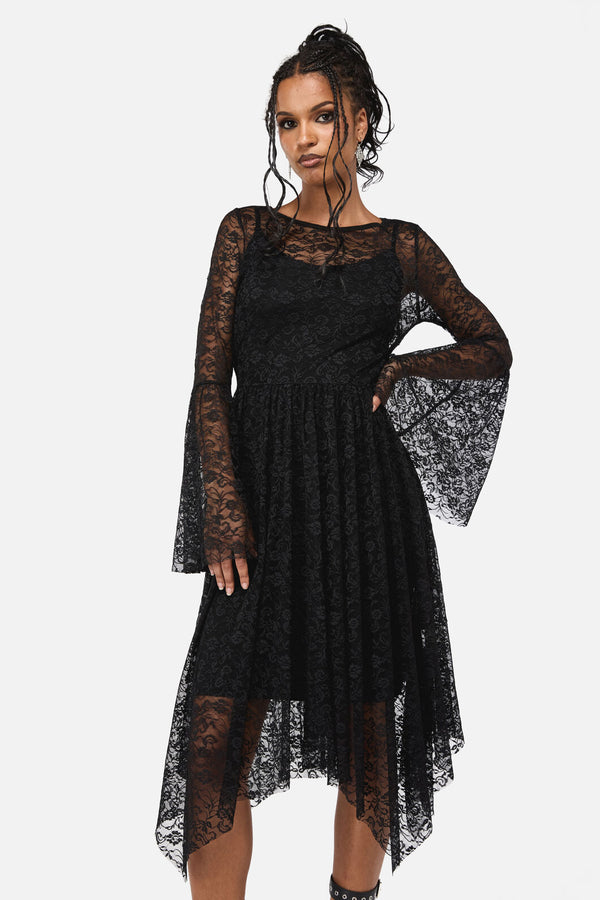Black Friday - Phantom Goth Lace Dress - black