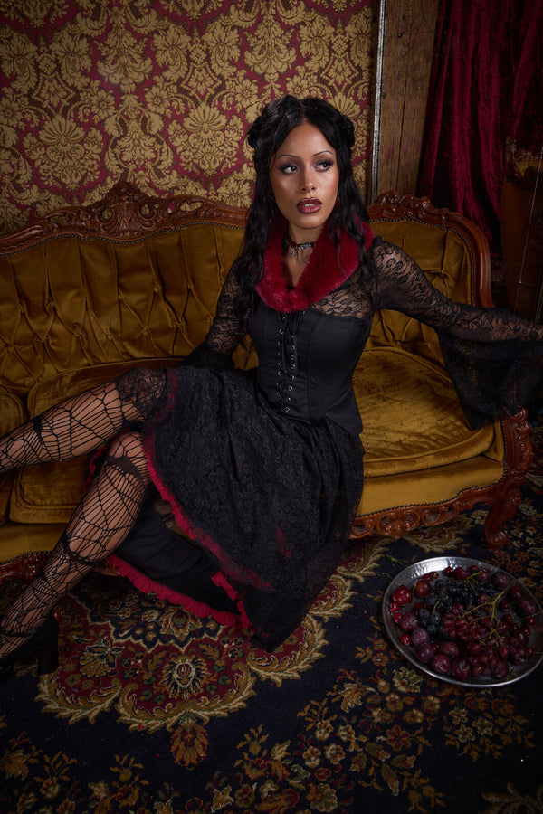 Black Friday - Phantom Goth Lace Dress - black